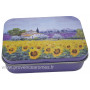 Boîte et savon 60 g Lavande déco Paysage Lavande tournesol Esprit Provence