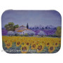 Boîte et savon 60 g Lavande déco Paysage Lavande tournesol Esprit Provence