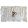 Serviette 50 x 100 brodée personnalisée initiale lettre P