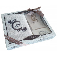 coffret cadeau personnalisé initiale lettre