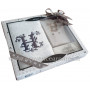 Coffret cadeau personnalisé initiale lettre H