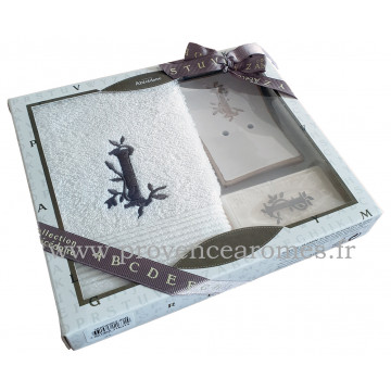 Coffret cadeau personnalisé initiale lettre I