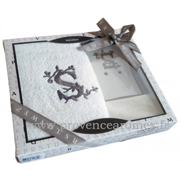 Coffret cadeau personnalisé initiale lettre S