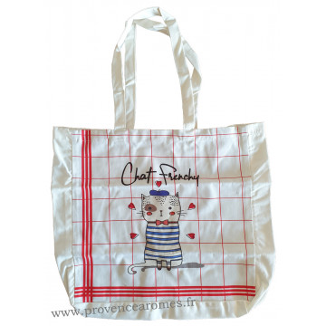 Sac Coton CHAT FRENCHY