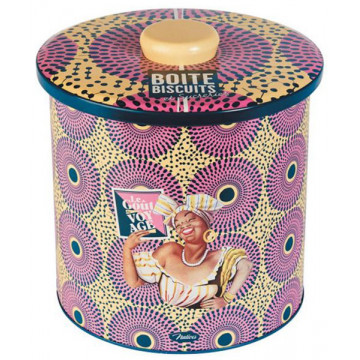 Boîte à biscuits LE GOÛT DU VOYAGE Natives déco rétro vintage