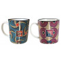 2 Mugs LE GOÛT DU VOYAGE Natives déco rétro vintage