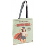 Sac coton Tote bag WONDER MAMAN Natives déco rétro vintage