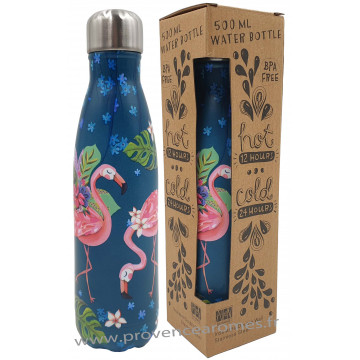 Bouteille isotherme FLAMANT ROSE ALLEN DESIGNS