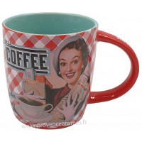 Mug HAVE A COFFEE déco rétro vintage