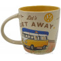 Mug Combi Volkswagen Let's get away déco rétro vintage