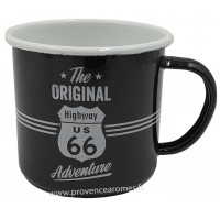 Mug émaillé HIGHWAY 66 THE ORIGINAL ADVENT déco rétro vintage