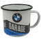 Mug émaillé BMW GARAGE déco rétro vintage
