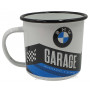 Mug émaillé BMW GARAGE déco rétro vintage