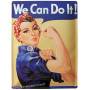 Plaque métal plaque métal We can do it ! 40 x 30 cm déco rétro vintage