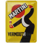 plaque métal MARTINI VERMOUTH 20 x15 cm déco rétro vintage
