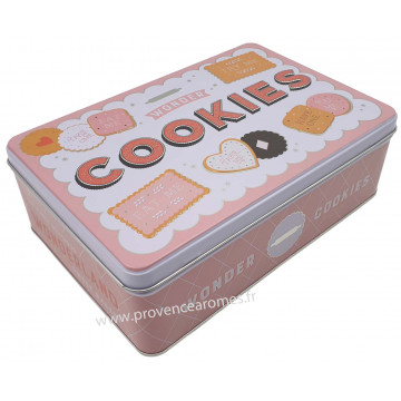 Boîte métal COOKIES déco rétro vintage collection