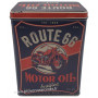 Boîte métal ROUTE 66 Motor Oil déco rétro vintage collection