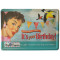 Plaque métal It's your BIRTHDAY ! carte postale rétro vintage collection