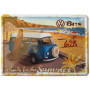 Plaque métal Volkswagen Bus Surf Coas carte postale rétro vintage collection