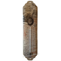 Thermomètre métal Route 66 The Mother Road rétro vintage collection