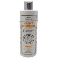 Crème de douche Abricot exfoliant au lait d'ânesse BIO