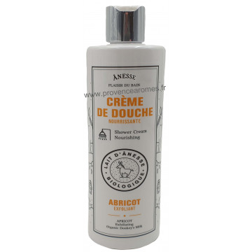 Crème de douche Abricot exfoliant au lait d'ânesse BIO