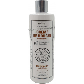 Crème de douche Chocolat éclat de Coco au lait d'ânesse BIO