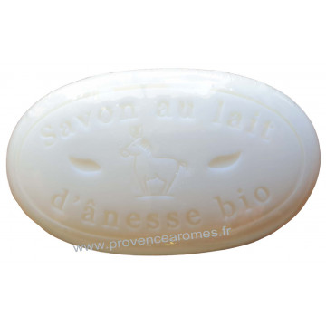 Savon luxe au lait d'ânesse frais Bio 110 gr