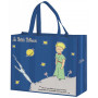 Sac Cabas bleu LE PETIT PRINCE planète