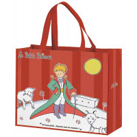 Sac Cabas rouge LE PETIT PRINCE dessine moi un mouton