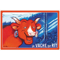 Set de table VACHE QUI RIT MONTAGNE déco publicité rétro vintage