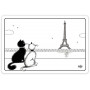 Set de table DEUX CHATS PARIS TOUR EIFFEL Chats Dubout déco rétro vintage