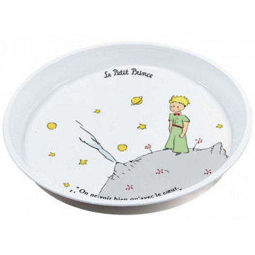Plateau métal rond PETIT PRINCE Planète