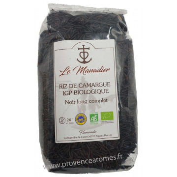 Riz long complet noir Camargue 500g
