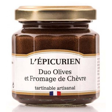 Duo Olives et Fromage de Chèvre L’épicurien - 100g 