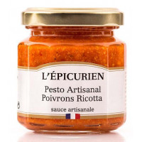 Pesto Artisanal Poivrons Ricotta L’épicurien - 100g 