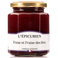 Confiture de Fraise et fraise des bois L’épicurien - 330g