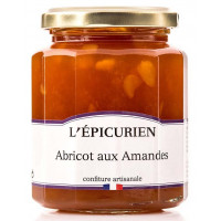 Confiture d'abricot aux amandes L’épicurien - 320g