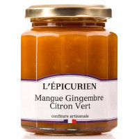 Confiture de mangue gingembre citron vert L’épicurien - 320g