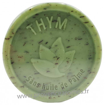 Savon exfoliant THYM 100 gr sans huile de Palme Esprit Provence