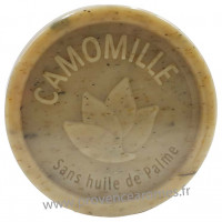 Savon exfoliant CAMOMILLE 100 gr sans huile de Palme Esprit Provence