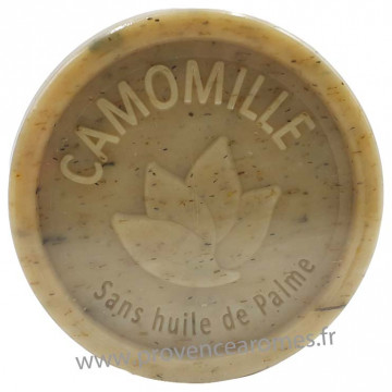 Savon exfoliant CAMOMILLE 100 gr sans huile de Palme Esprit Provence