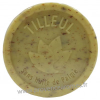 Savon exfoliant TILLEUL 100 gr sans huile de Palme Esprit Provence