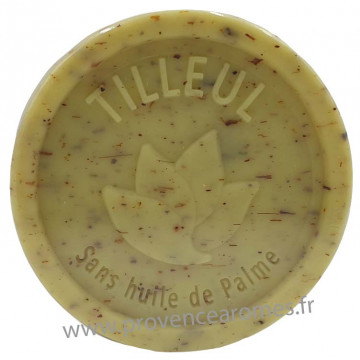 Savon exfoliant TILLEUL 100 gr sans huile de Palme Esprit Provence
