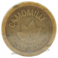 Savon exfoliant CAMOMILLE 25 gr sans huile de Palme Esprit Provence