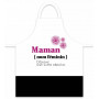 Tablier de cuisine MAMAN NOM FEMININ DÉSIGNE SUPER HÉROÏNE