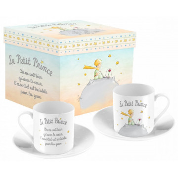 Coffret 2 tasses LE PETIT PRINCE et la rose