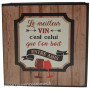 Coffret livre accessoires Vin LE MEILLEUR VIN C'EST CELUI QU'ON BOIT ENTRE AMIS