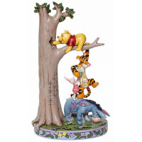 WINNIE et ses amis dans grimpe à l'arbre Figurine Collection Disney Tradition