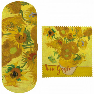 Boîte étuis à lunettes et chiffonnette LES TOURNESOLS Vincent Van Gogh